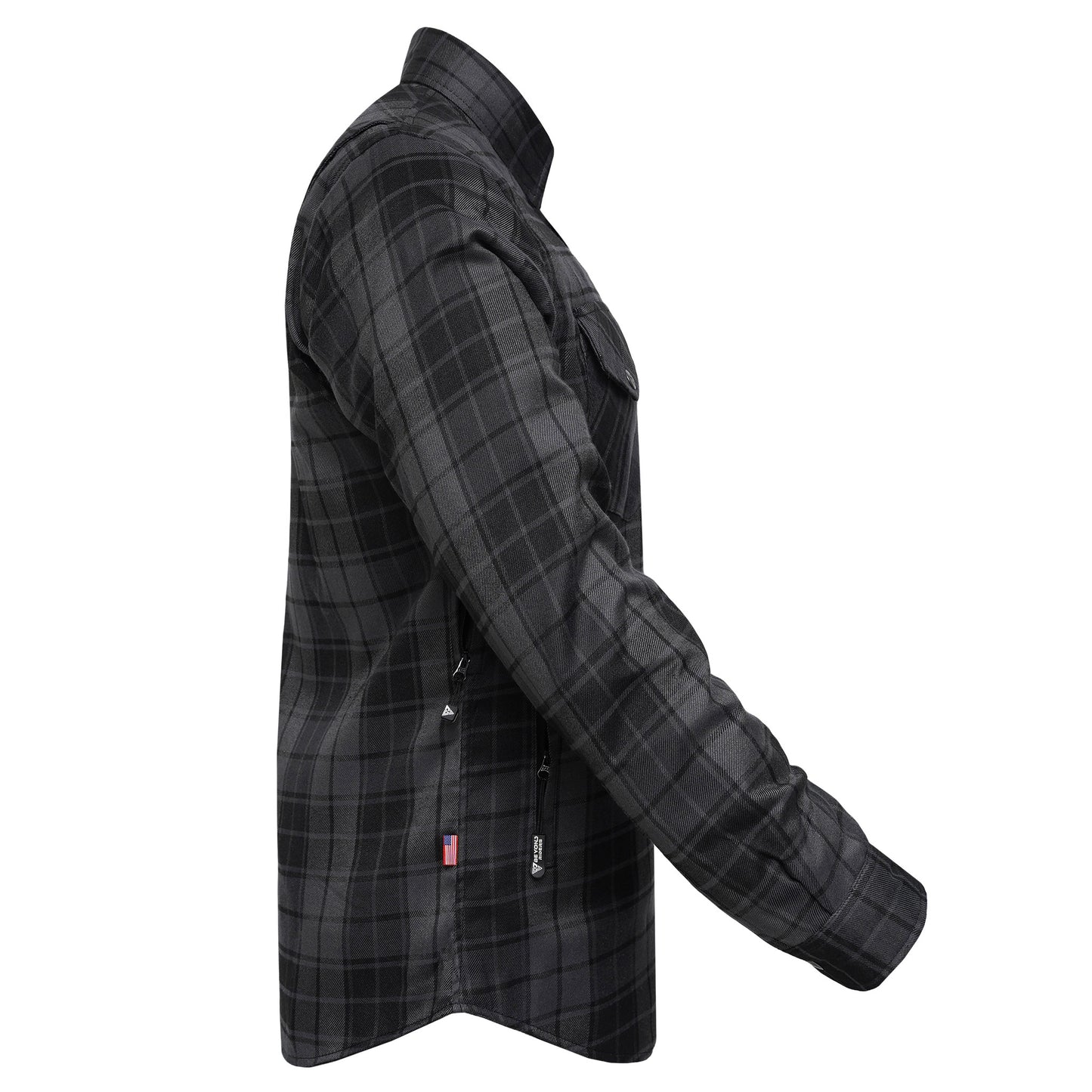 Protective Flannel Shirt For Men - Smokey Pass