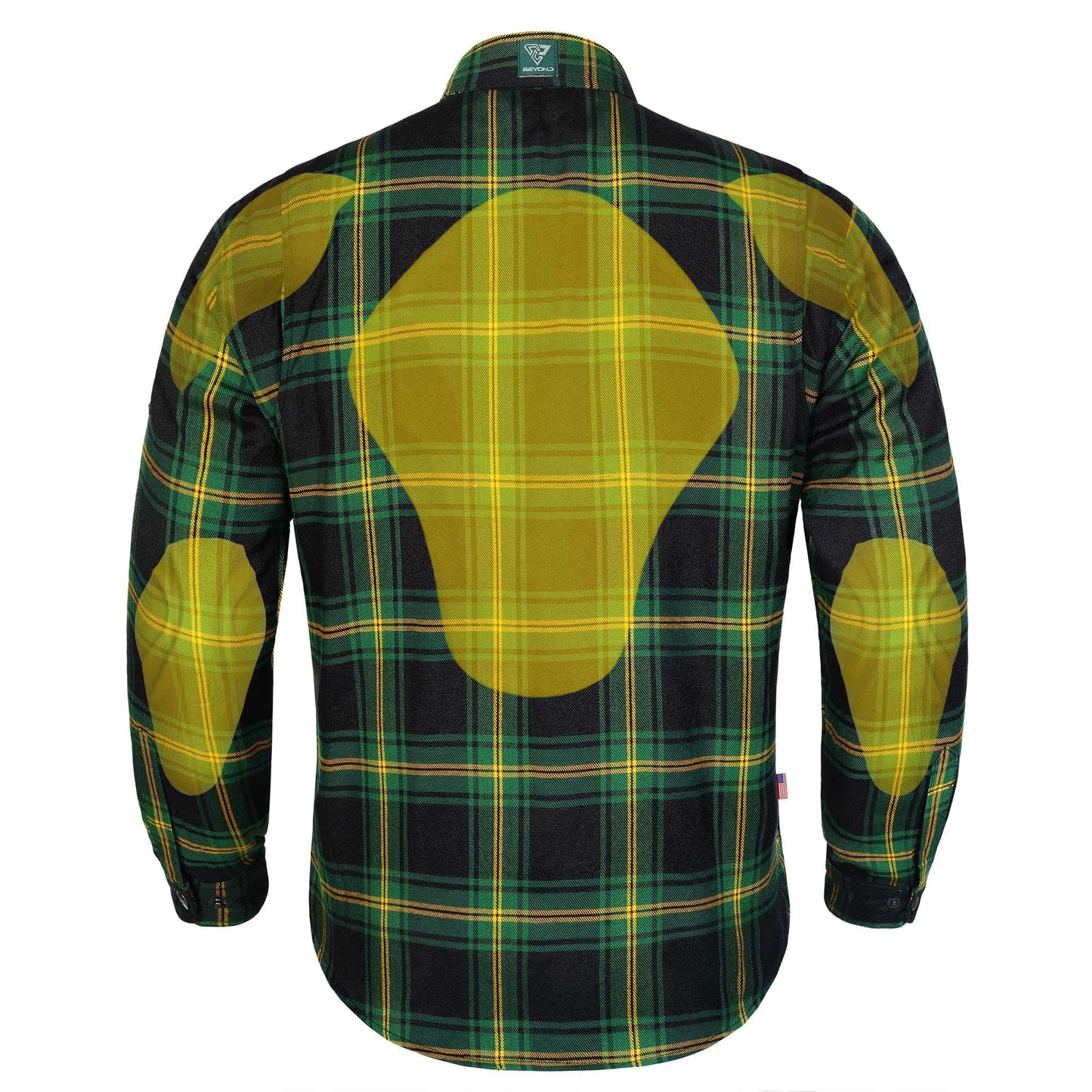 Protective Flannel Shirt for Men - Evergreen