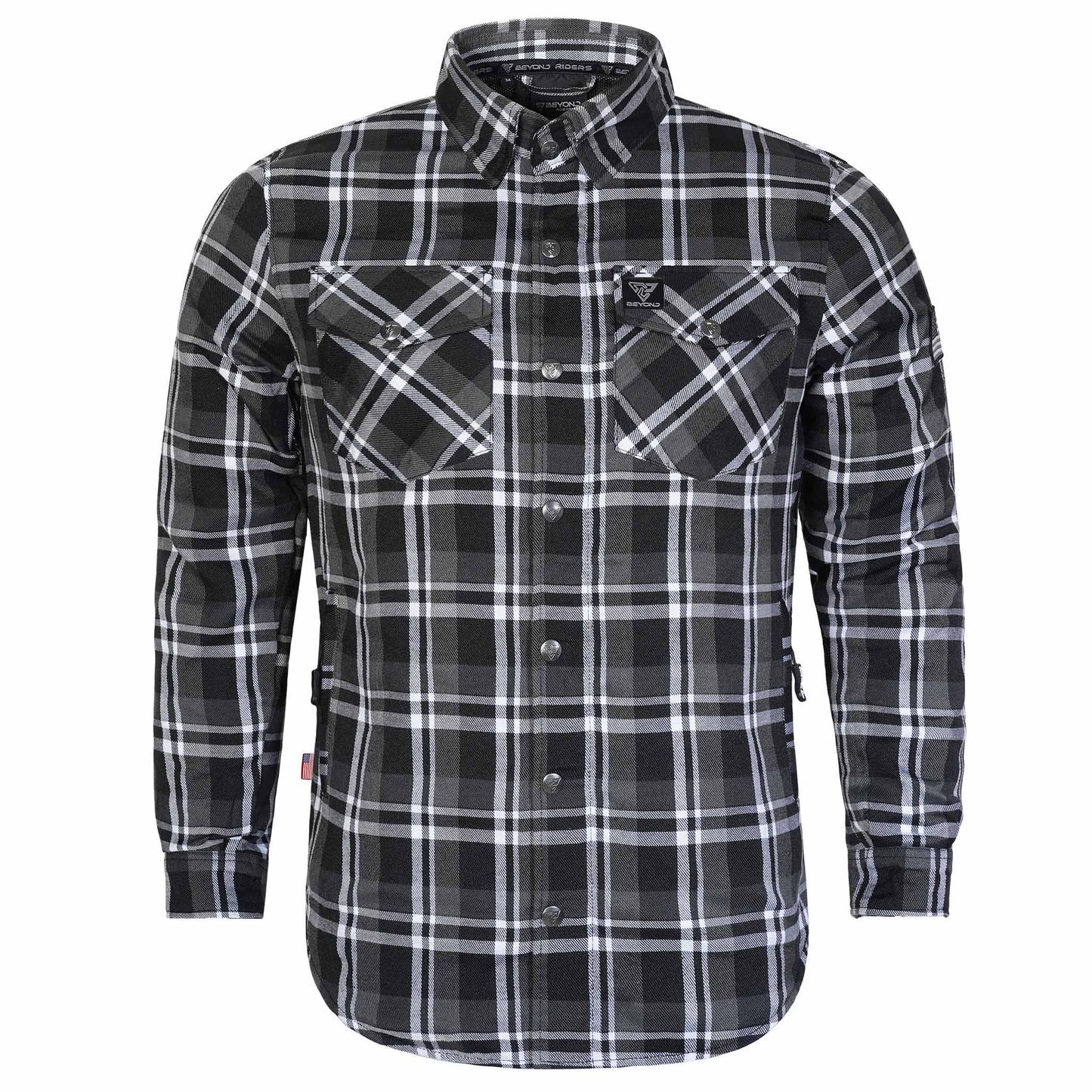 Protective Flannel Shirt For Men - Iron Pass with Pads