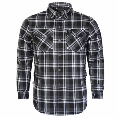 Protective Flannel Shirt For Men - Iron Pass with Pads
