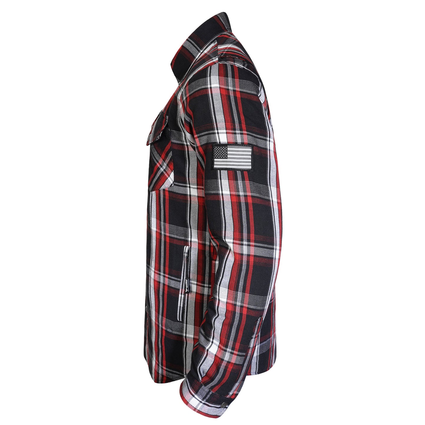 Protective Flannel Shirt For Men - Iron Shadow