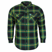 Protective Flannel Shirt for Men - Evergreen
