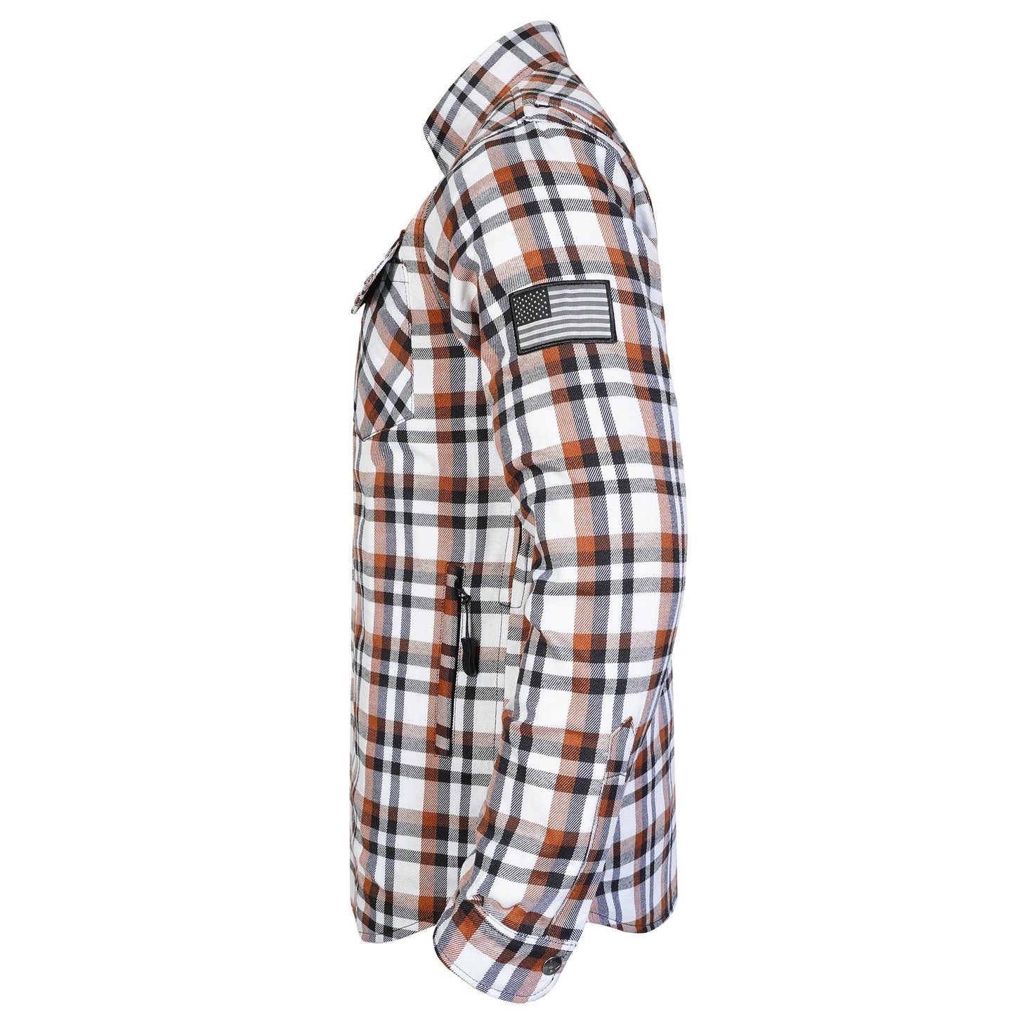 Protective Flannel Shirt For Men - Copper Pass with Pads