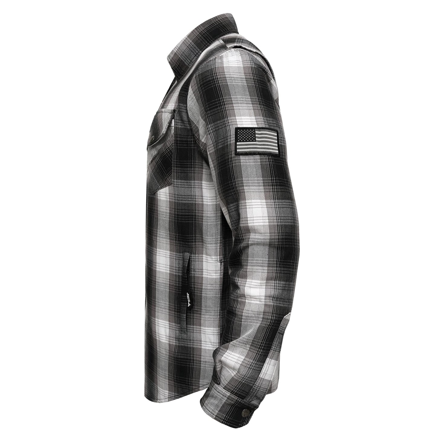 Protective Flannel Shirt For Men - The Bolt Plaid with Pads