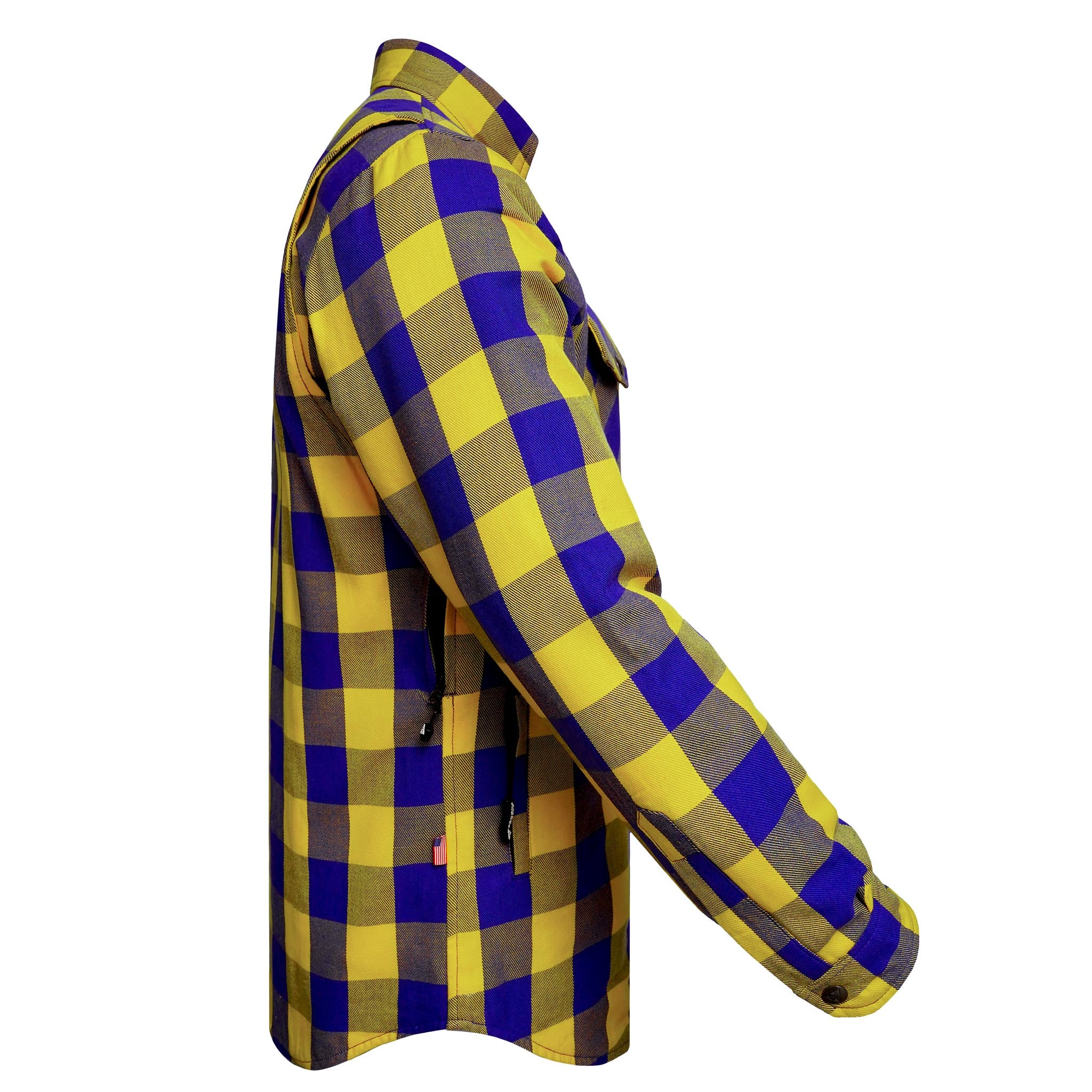 Protective Flannel Shirt - The Purple Venom Checkered – Beyond Riders