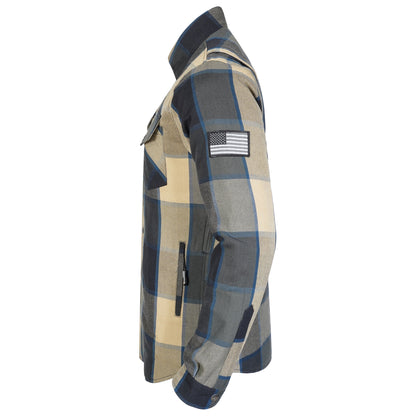 Protective Flannel Shirt For Men - Sedona Pass with Pads