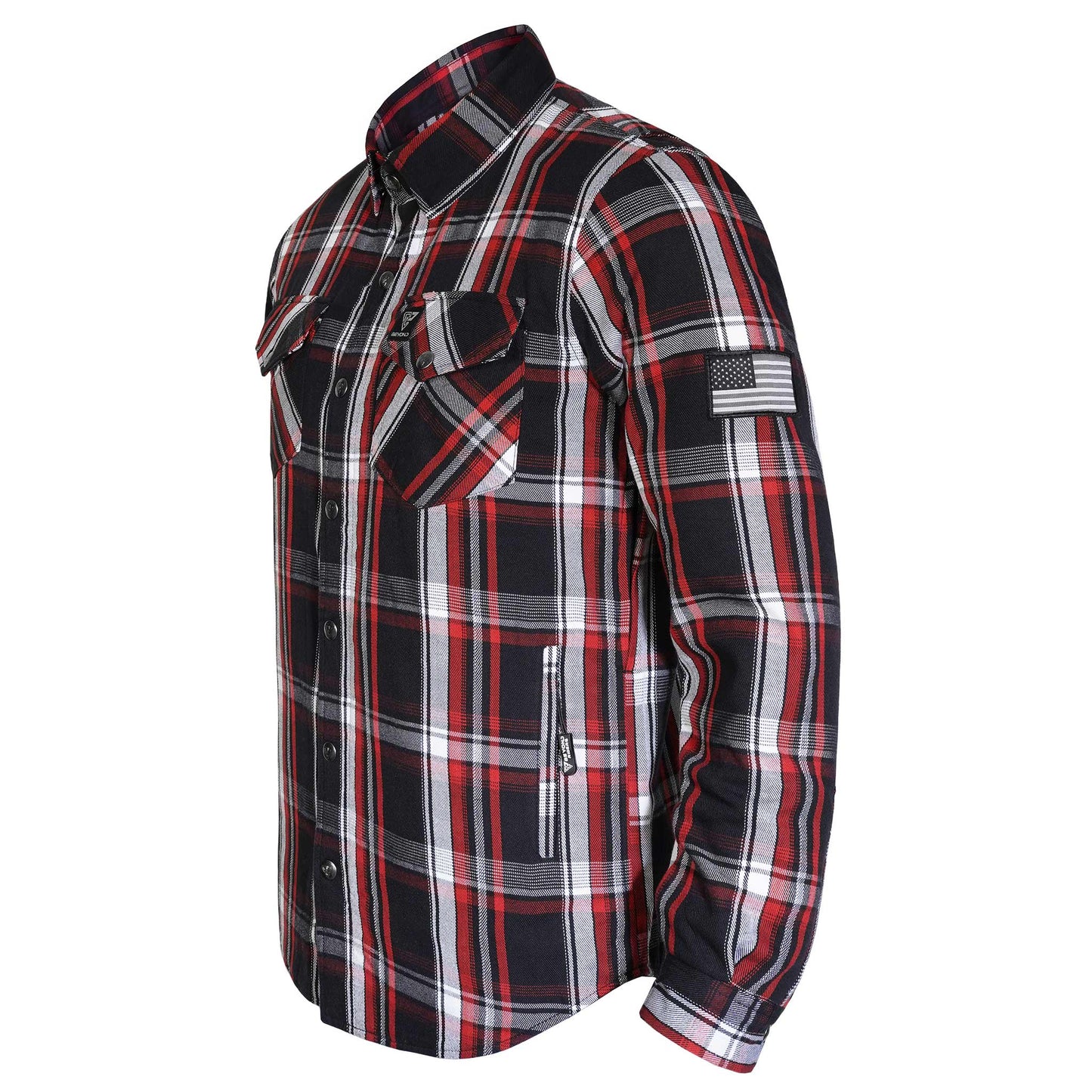 Protective Flannel Shirt For Men - Iron Shadow