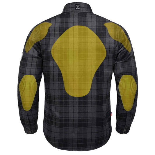 Protective Flannel Shirt For Men - Smokey Pass