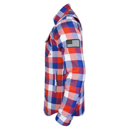 Protective Flannel Shirt for Men - The Patriot