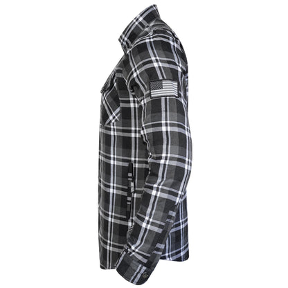 Protective Flannel Shirt For Men - Iron Pass with Pads