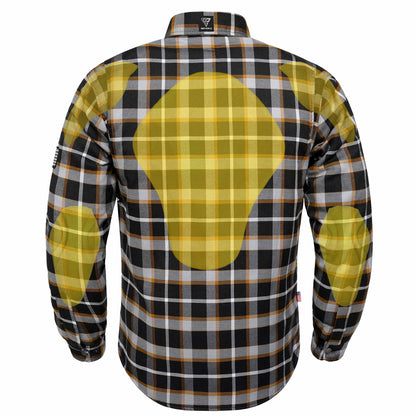 Protective Flannel Shirt For Men - Covert Peak with Pads