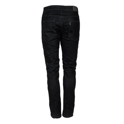 Straight Leg Protective Denim Pants (Jeans) - Black with Pads