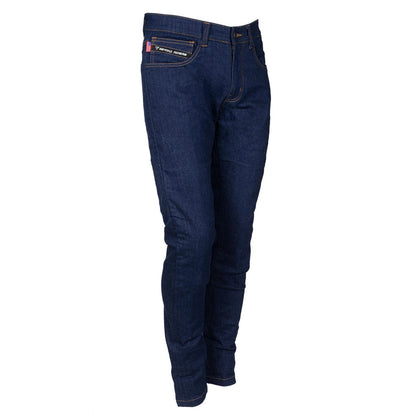 Straight Leg Protective Denim Pants (Jeans) - Blue with Pads
