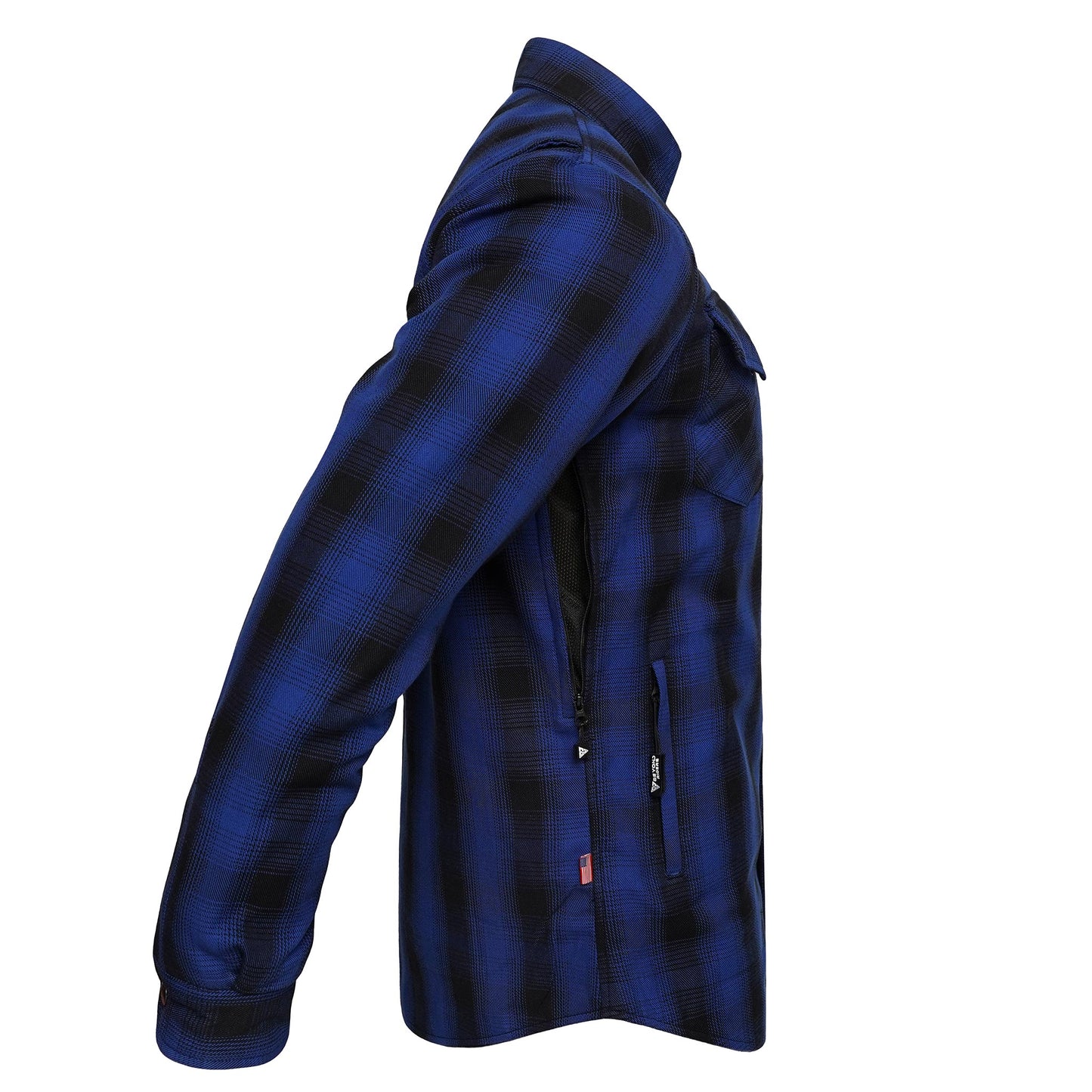 Protective Flannel Shirt for Men - Everett Blue