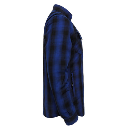 Protective Flannel Shirt for Men - Everett Blue
