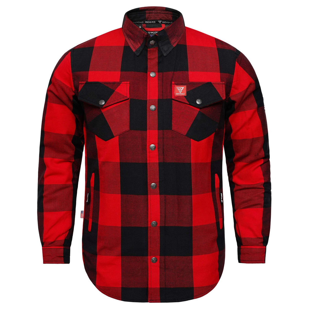 Protective Flannel Shirt For Men - The Redblock