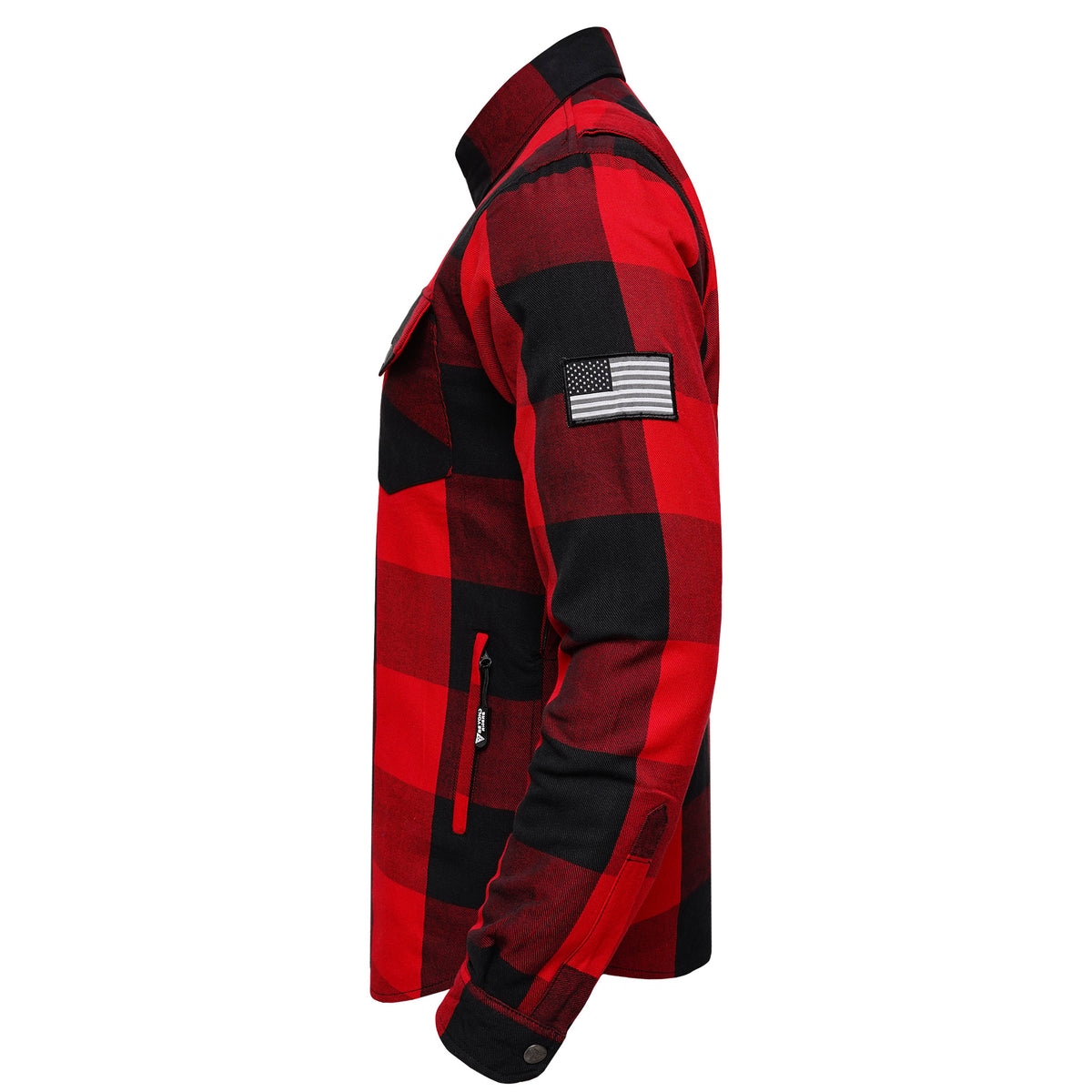 Protective Flannel Shirt For Men - The Redblock