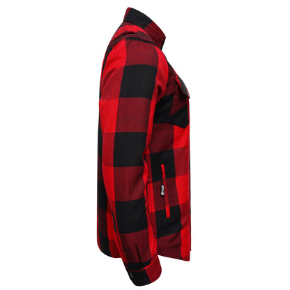 Protective Flannel Shirt For Men - The Redblock