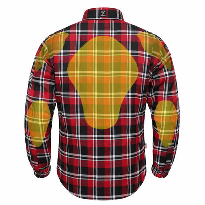Protective Flannel Shirt For Men - Red Ridge