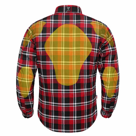 Protective Flannel Shirt For Men - Red Ridge