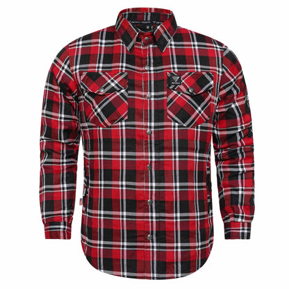 Protective Flannel Shirt For Men - Red Ridge