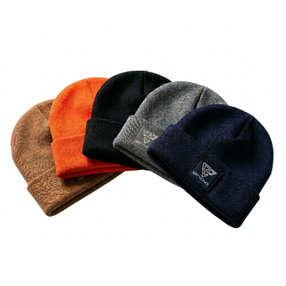 Knit Cuffed Solid Beanie