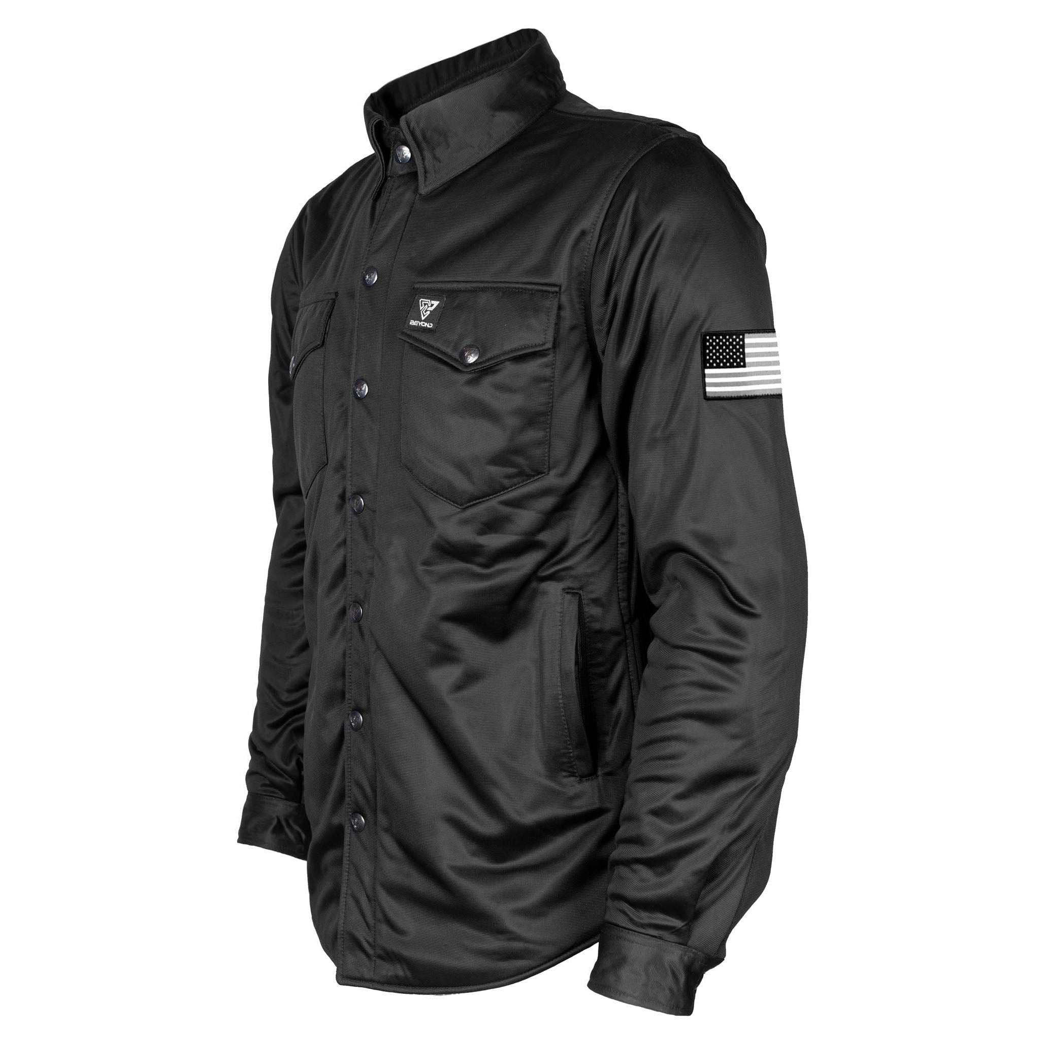 Ultra Protective Shirt - Black Solid with Pads – Beyond Riders