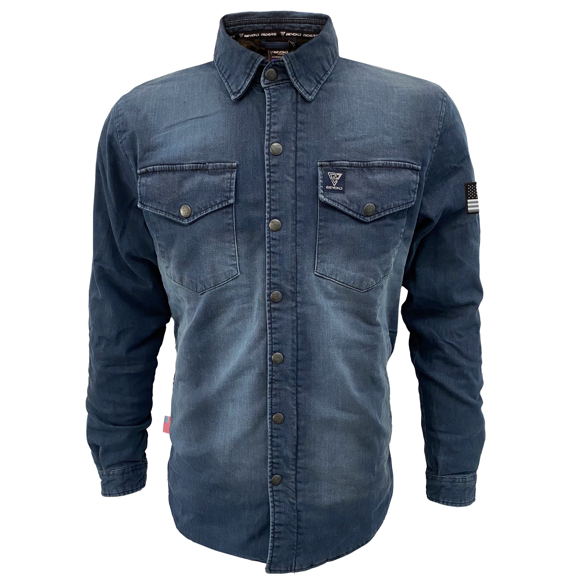 blue-faded-jeans-shirt-for-men-front