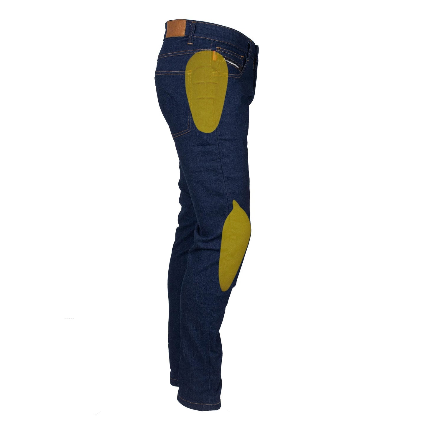 Straight Leg Protective Denim Pants (Jeans) - Blue with Pads