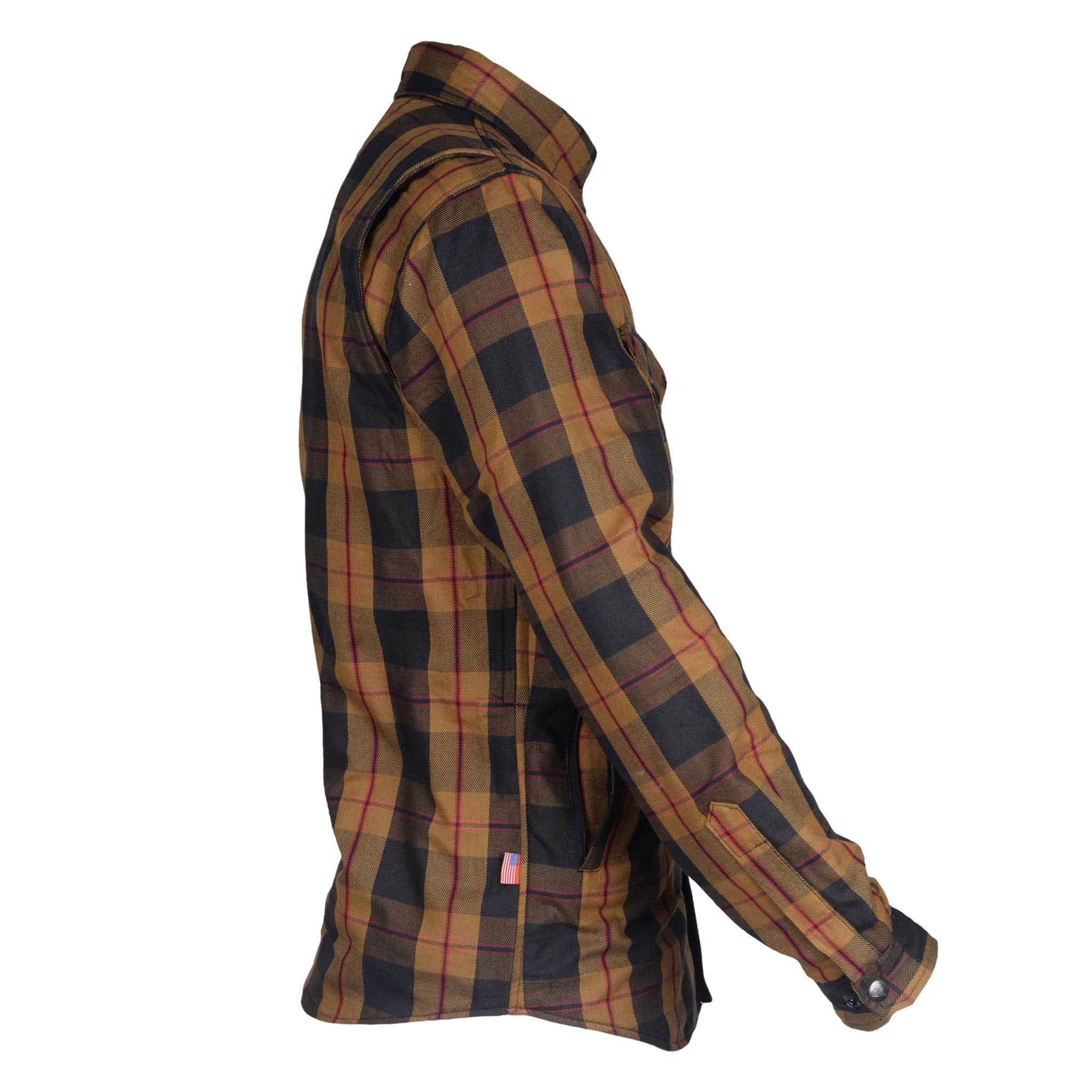 flannel-shirt-in-brown-checkered-with-raised-sleeve