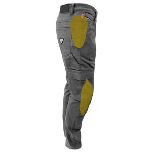 SALE Straight Leg Cargo Pants - Gray with Pads