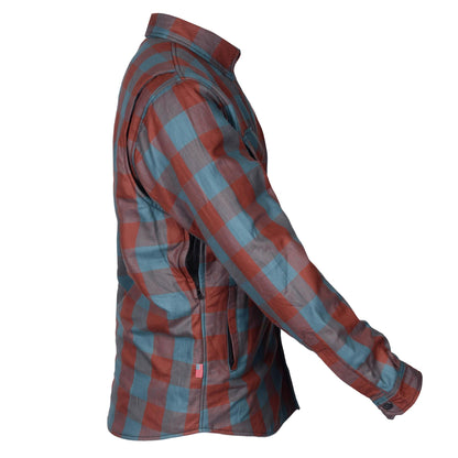 flannel-shirt-in-teal-light-brown-checkered-for-men-right-with-raised-sleeve