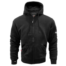 Black-Matte-Fleece-Unisex-Hoodie-Front