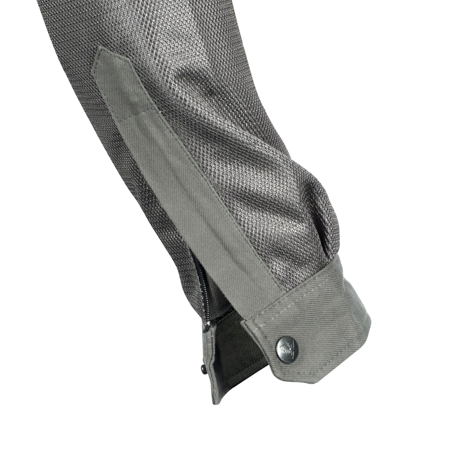 SALE Protective Summer Mesh Shirt - Grey Solid with Pads