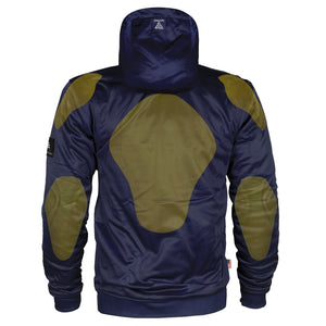 SALE Dark Navy Blue Solid Ultra Protective Hoodie with Pads