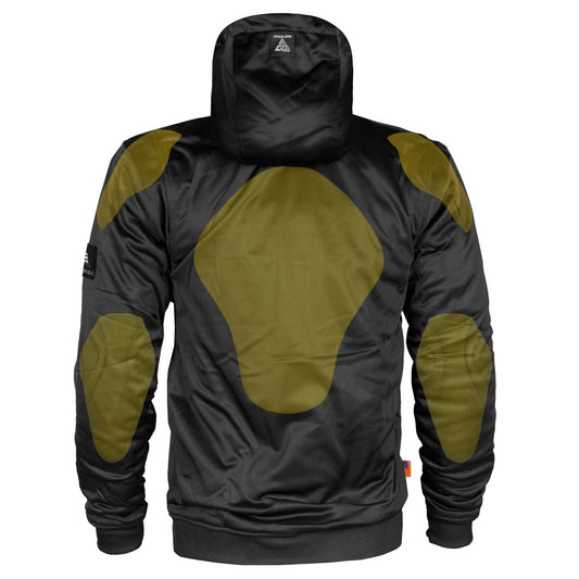 SALE Black Solid Ultra Protective Hoodie with Pads