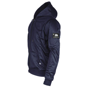 SALE Dark Navy Blue Solid Ultra Protective Hoodie with Pads