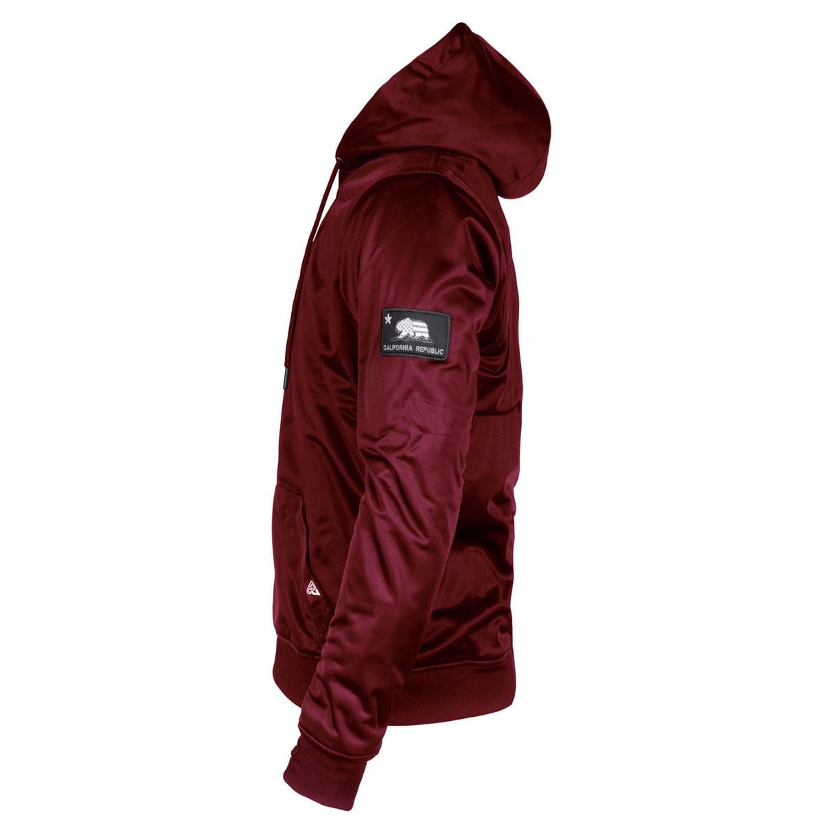 SALE Red Maroon Solid Ultra Protective Hoodie with Pads