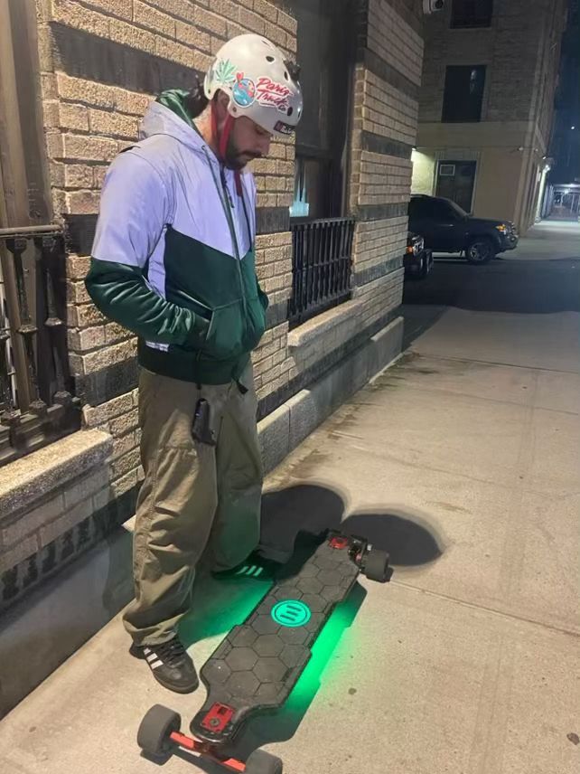 Ultra Reflective Hoodie Dark Green Eclipse with Pads