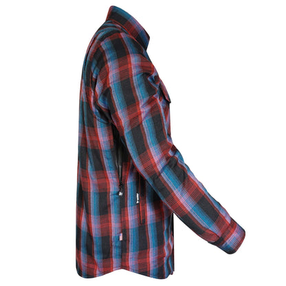 Protective Flannel Shirt For Men - Sunset Strip