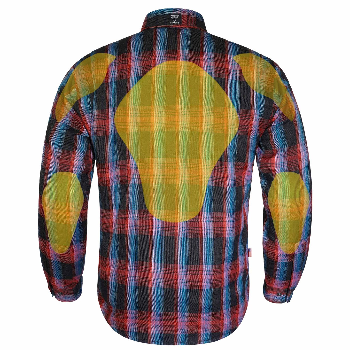 Protective Flannel Shirt For Men - Sunset Strip