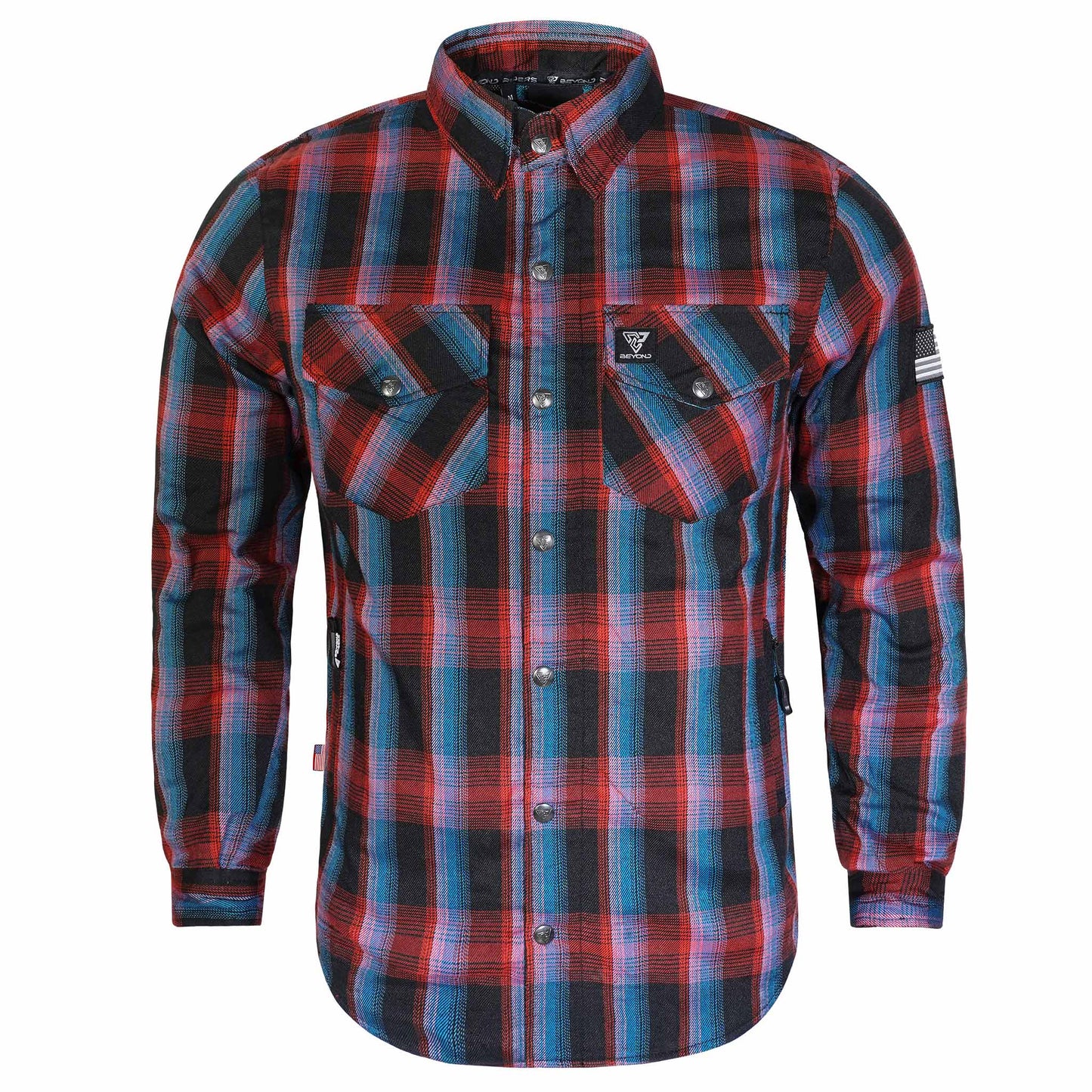 Protective Flannel Shirt For Men - Sunset Strip