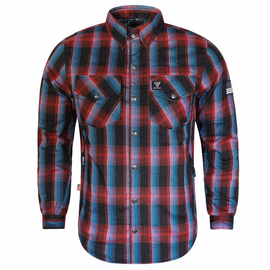 Protective Flannel Shirt For Men - Sunset Strip