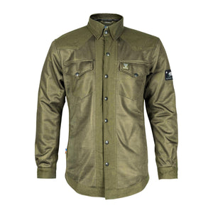 Mesh-Shirt-For-Men-Army-Green-Front