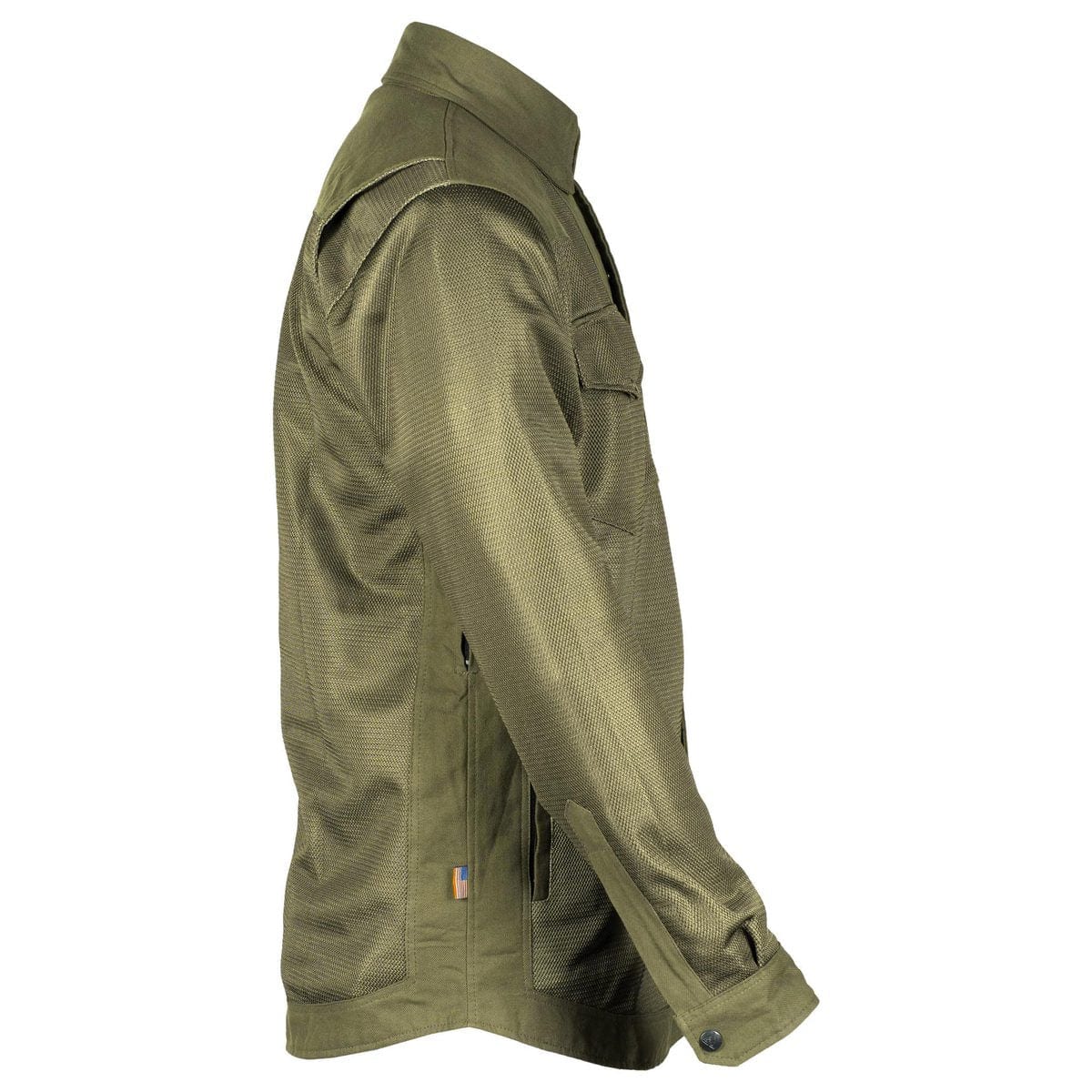 SALE Protective Summer Mesh Shirt - Army Green Solid