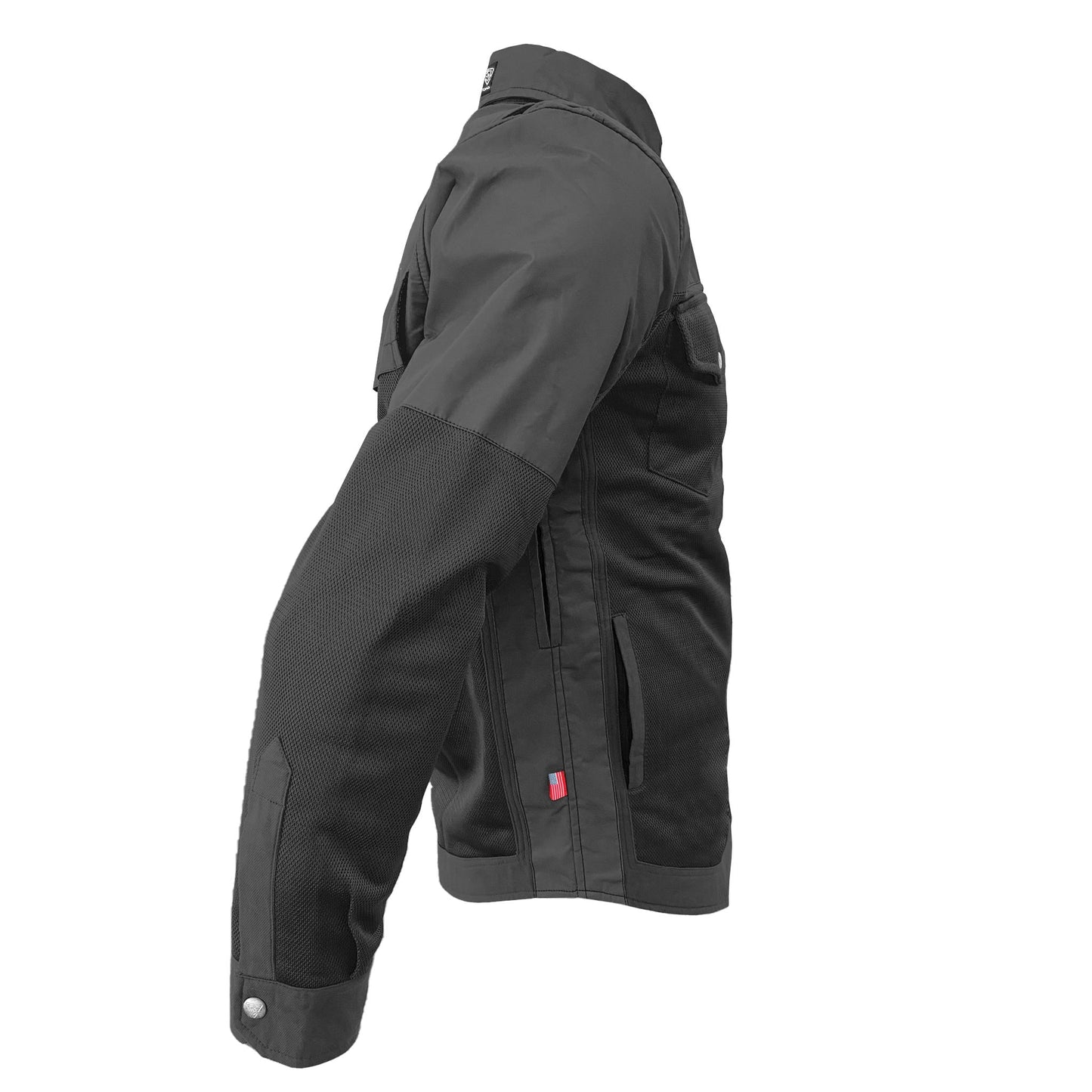 SALE Summer Mesh Reflective Shirt "Nightfall Nebula" - Black
