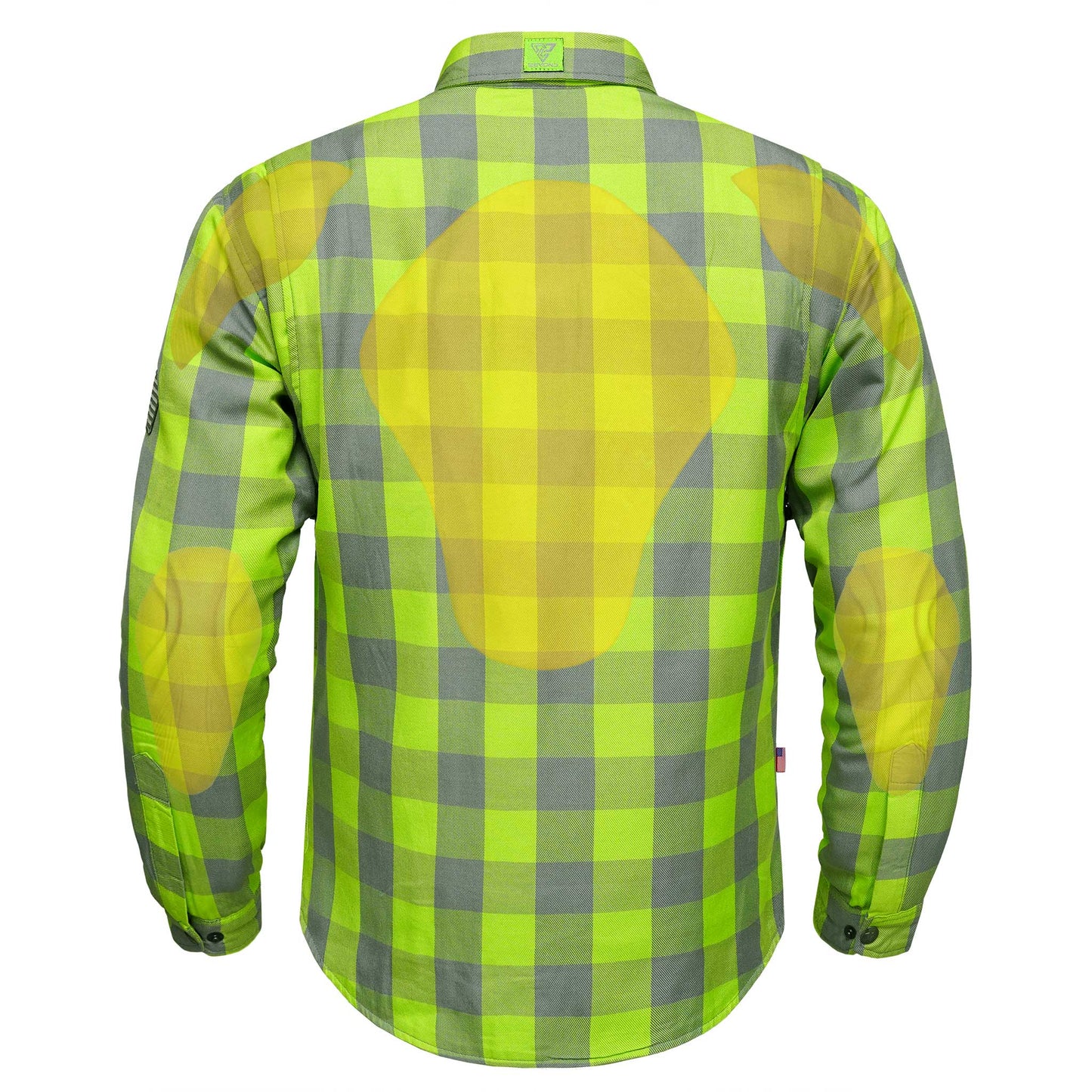Protective Flannel Shirt - The Acid Crasher Checkered with Pads