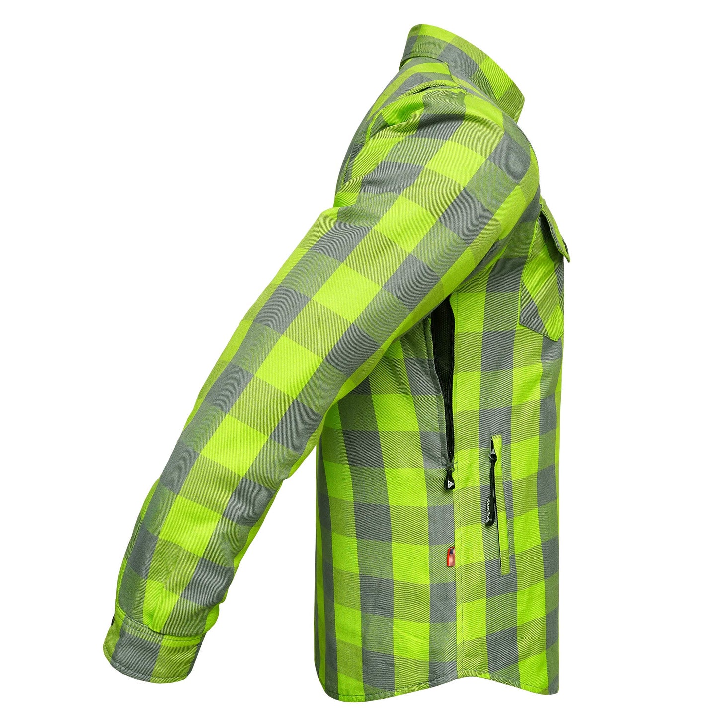 Protective Flannel Shirt - The Acid Crasher Checkered with Pads