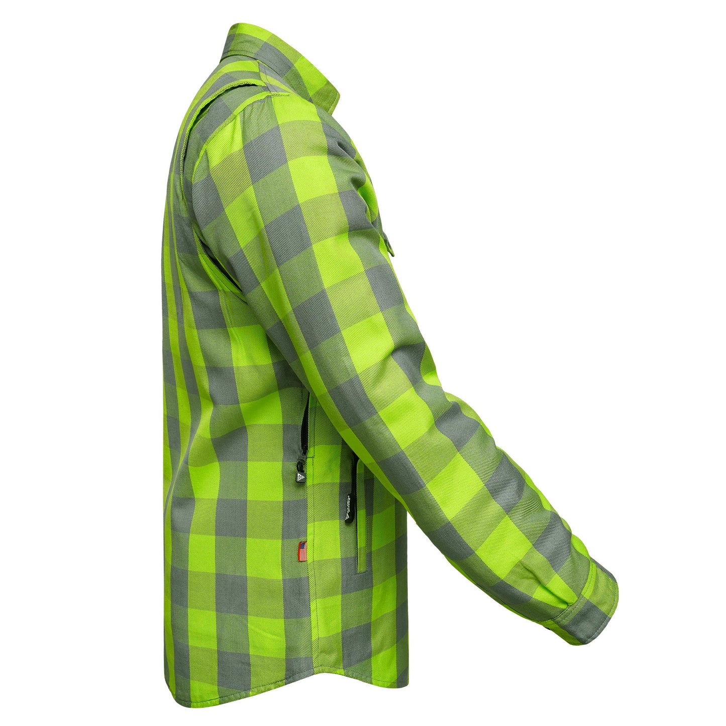 Protective Flannel Shirt - The Acid Crasher Checkered with Pads