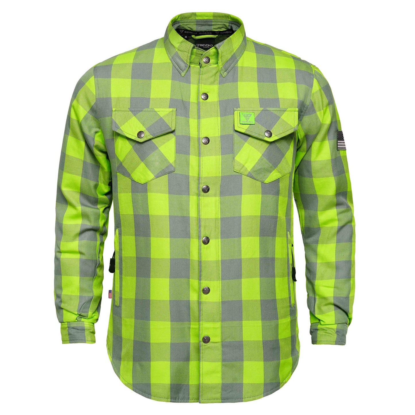 Protective Flannel Shirt - The Acid Crasher Checkered with Pads